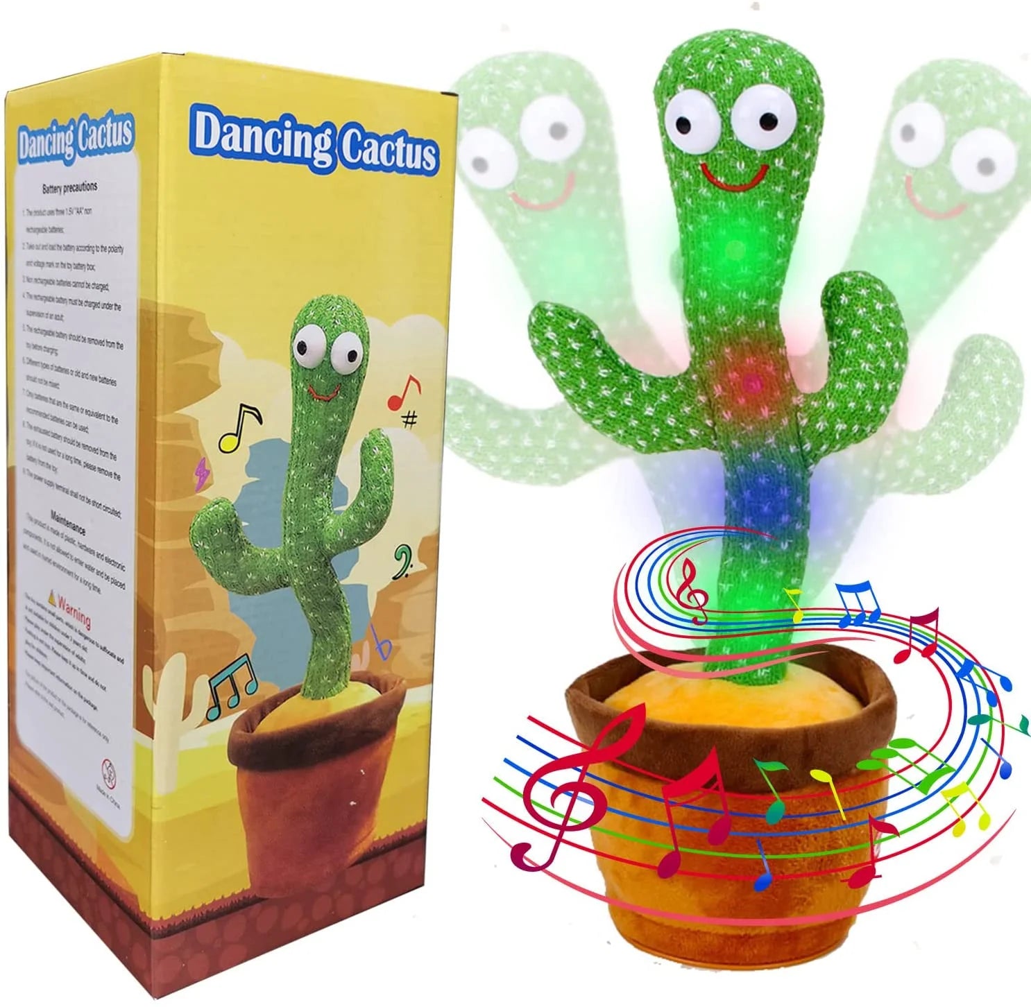 Dancing Cactus Toy with Recording